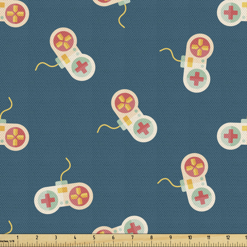 Palmeri Retro Video Games Fabric