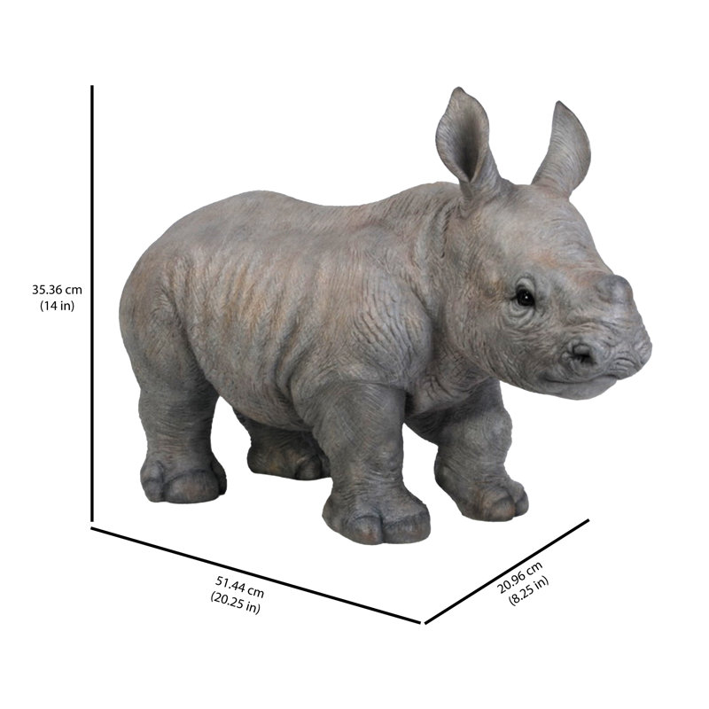 Figurine baby rhino