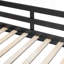 Lit mezzanine double pleine grandeur avec bureau intégré, lumières DEL RVB intelligentes et ports USB-1132155507
