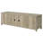 Distressed Pine 2-Door Engineered Wood TV Stand-816418561