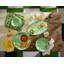 Pink Marble Check Melamine Salad Plates-815587973