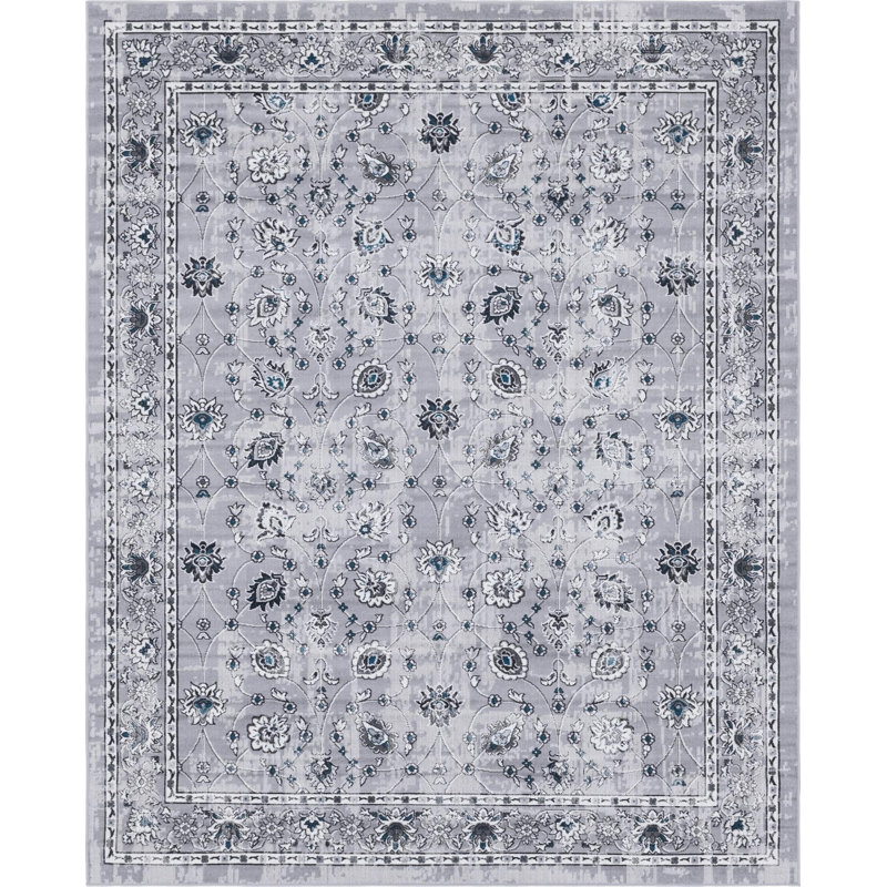 Tapis gris Clevinger, Rectangle 7 pi 10 po x 10 pi