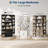 75" Tall 6-Tier Wooden Bookshelf with Storage Cabinet and Doors - Wide Organizer-1764734458