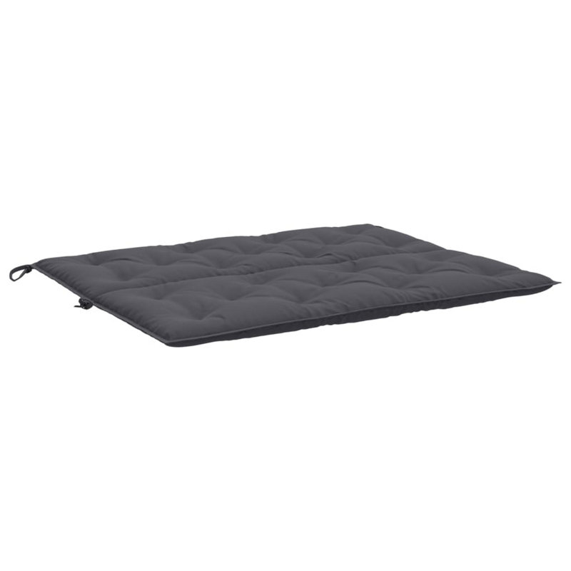 Coussin d'extérieur 2 pièces pour banc Claire, tissu Oxford touffeté Claire, L 47,2 po x P 19,7 po, Gris anthracite