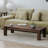 Modern walnut solid wood coffee table-110509455
