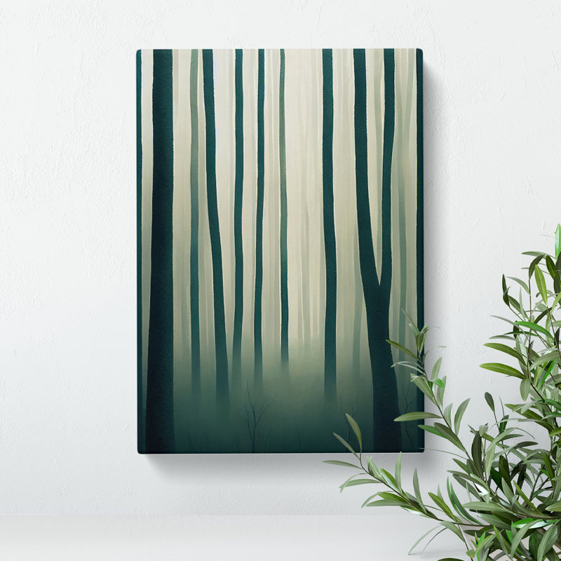 Misty Forest - Wrapped Canvas, 50cm H x 35cm W x 3cm D