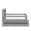 Platform Bed With Storage Headboard, USB,Trundle And Drawers-87402984-87402985