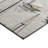 Lacona Machine Woven Polyester Indoor / Outdoor Area Rug in Pearl/Blue-934600361