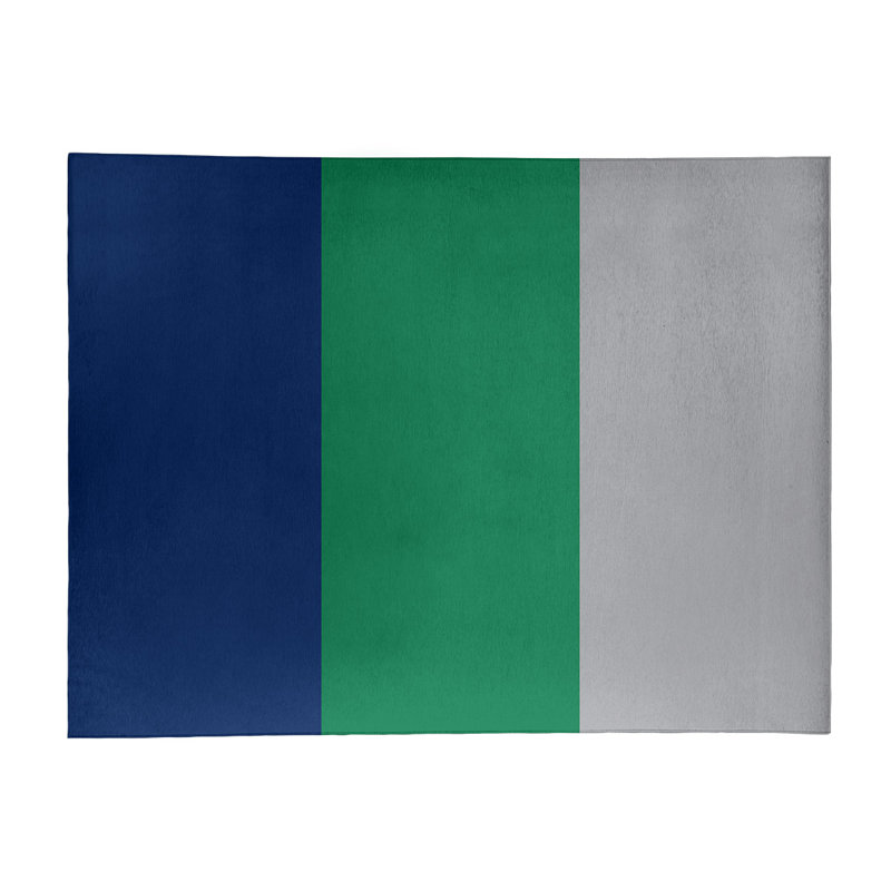 Tapis vert rayures de hockey nationales, Rectangle 9 pi x 12 pi