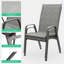 Chaise de salle à manger d'extérieur Caly-202552264