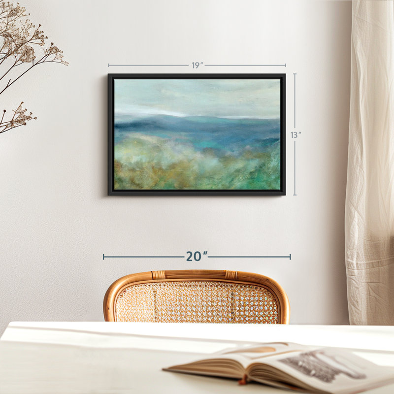 Blue Mountain Overlook Canvas Print, 13" H x 19" W