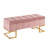 Freea Velvet Upholstered Storage Bench-476825068