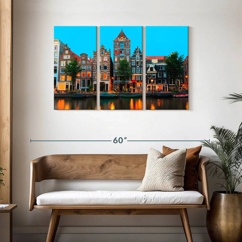 Sirci Dusky Amsterdam House, H 28 po x l 45 po