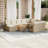 Vidaxl Garden Sofa Set Beige, Cream