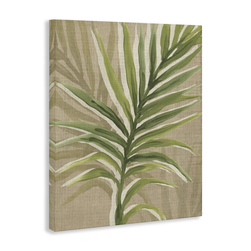 Toile de palmier rustique, design par June Erica Vess, H 48 po x l 36 po