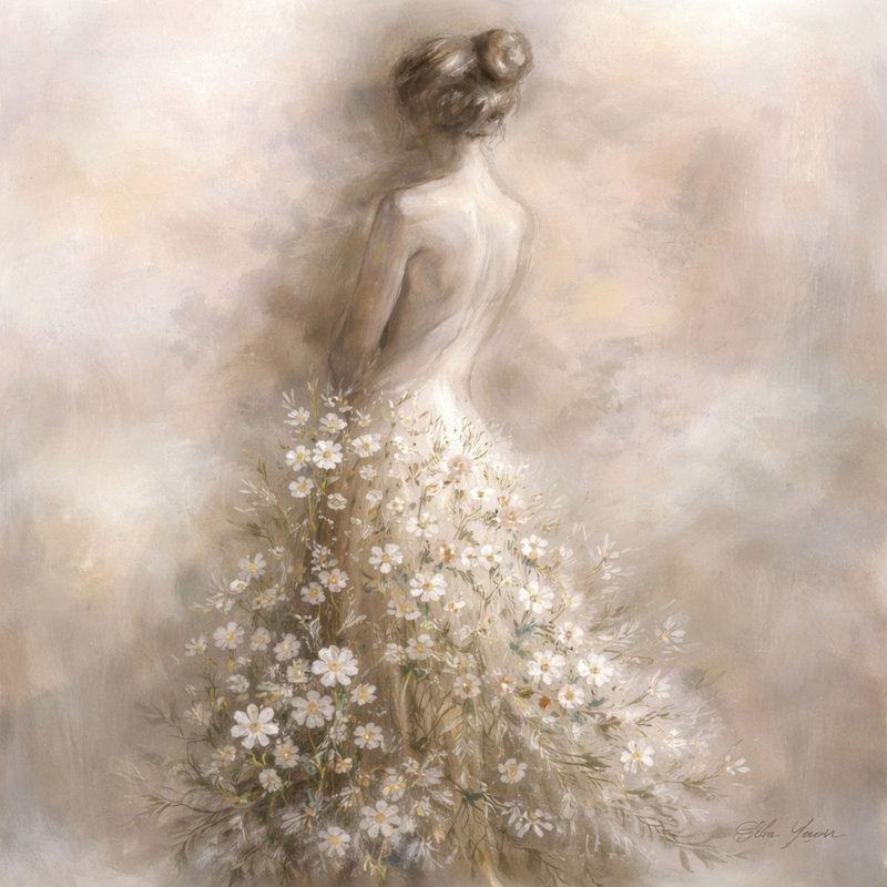 Meadow Grace Wrapped Canvas Wall Art, 40"W x 40"H x 1.5"D
