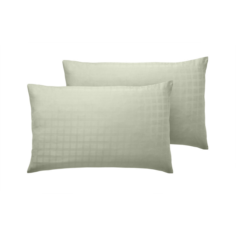 Florance 100% Cotton Pillowcase, Green