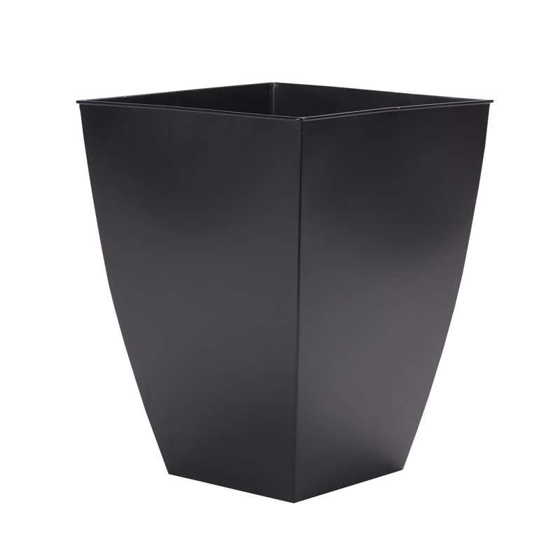 Trees Metal Pot Planter, 16" H x 14" W x 14" D