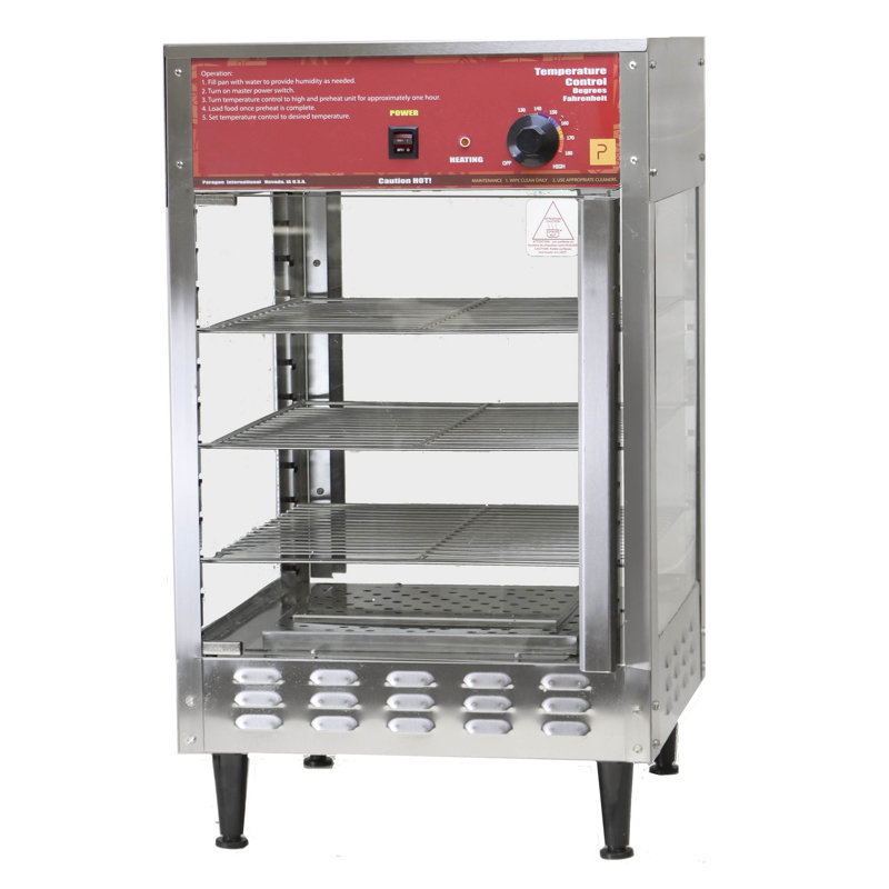 Vitrine humidifiée Hot Dog Steamer