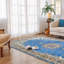 Tapis à motif floral lavable Rubeena-2110227496
