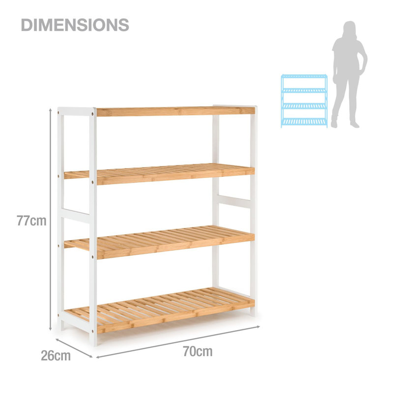 8 Pair Shoe Rack