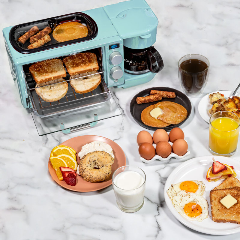 Retro 3-in-1 Breakfast Station, Teal