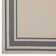 Tapis intérieur / extérieur bleu / beige