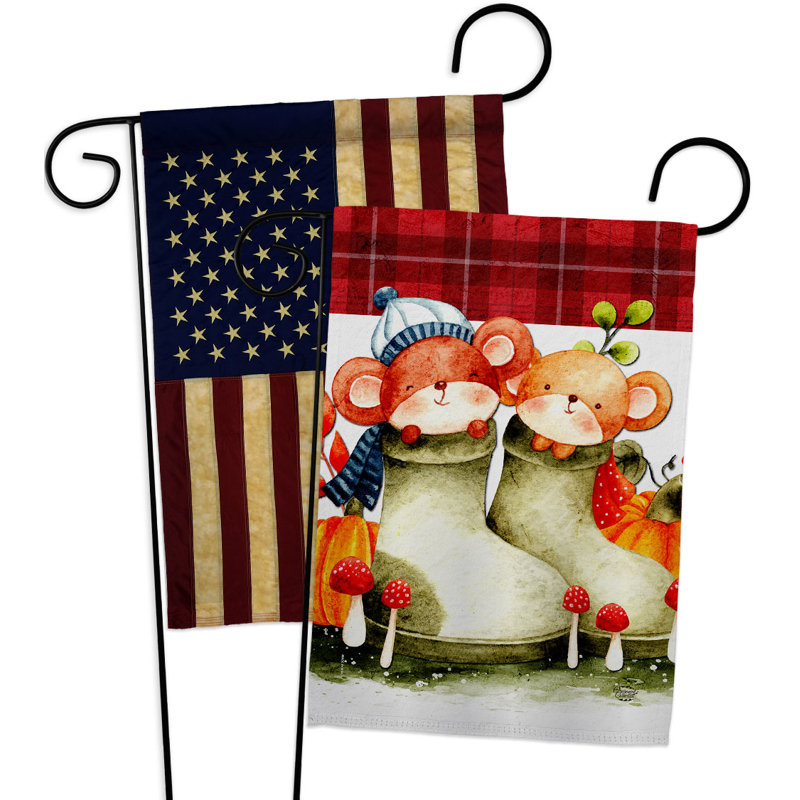 Double Sided 18.5'' H x 13'' W Polyester Animal Garden Flag