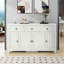 Grande armoire de rangement rétro avec porte rabattable et tiroir Retro-1419972537