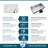 32"Lx19"Wx10"H White Undermount Kitchen Sink Cersamic Single Bowl Rectangular Sink with Accessories
