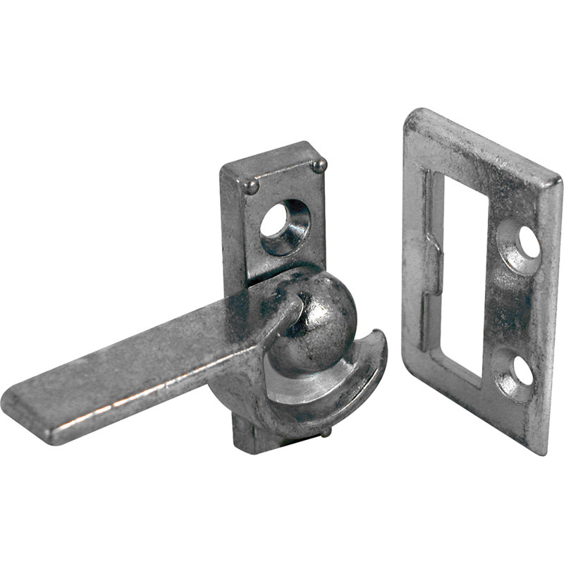 Loquet à came coulissant en zinc