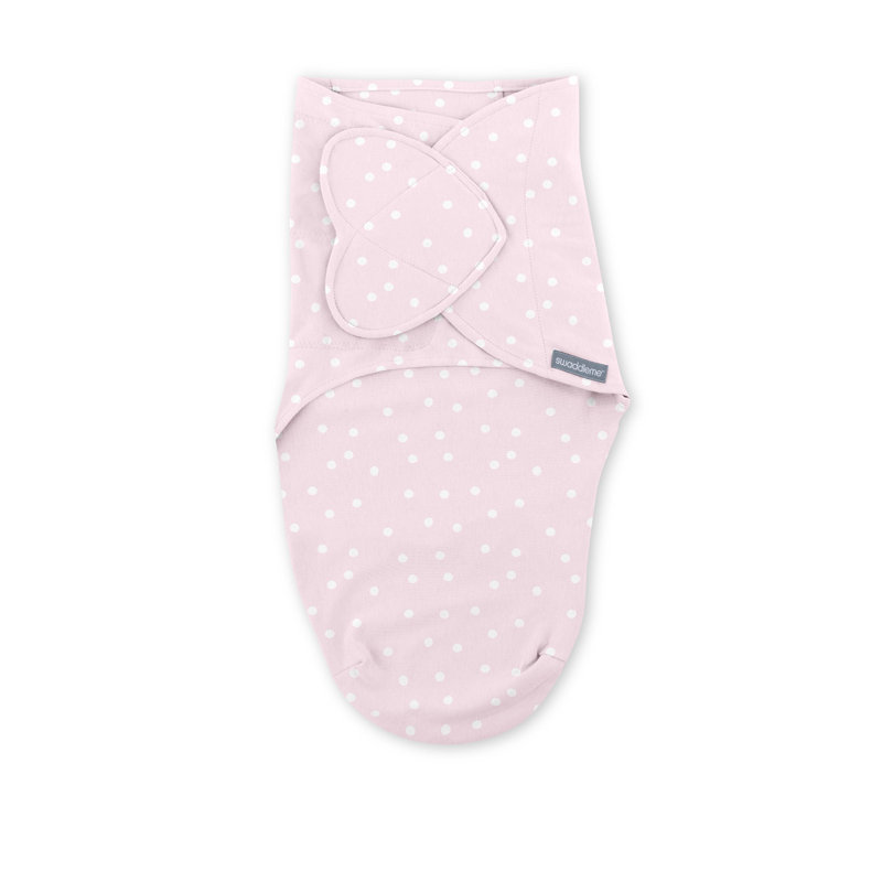 Swaddle SwaddleMe par Ingenuity, 100% coton, 0-3 mois, 1,0 TOG, paquet de 3 - arc-en-ciel