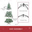 Arbre de Noël avec branches réalistes, 61 pommes de pin et 800 pointes