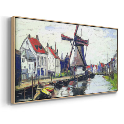 Série paysage - CCXVI - Toile tendue avec châssis encadré - Prêt à être accroché