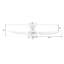 Ventilateur de plafond 45 po avec lumières DEL 
