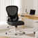 Polyurethane Task Office Chair with  Flip-up Arms and Desk Chairs for Home and Office
