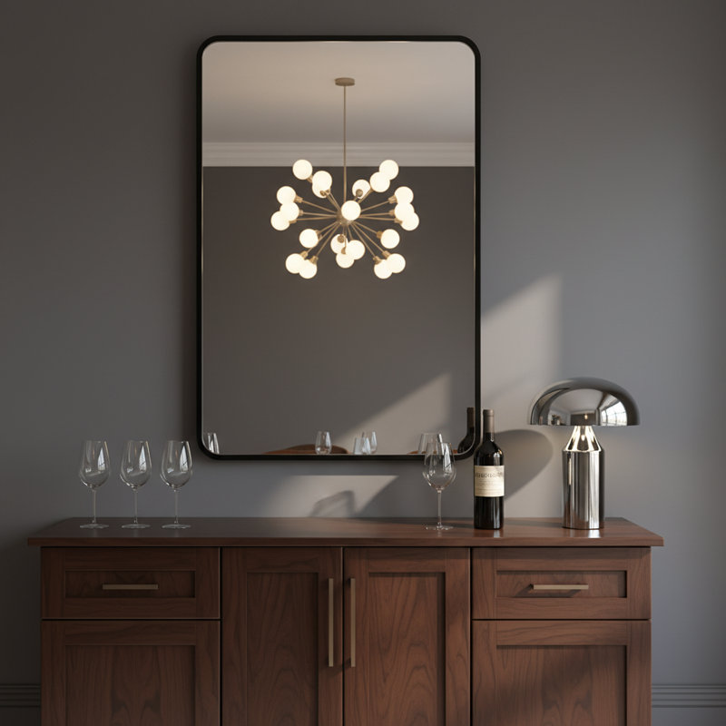 Miroir de salle de bain Modern Farmhouse, 30 po x 40 po