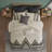 3 Piece Cotton And Flax Linen Blend Comforter Set Natural King/Cal King-119744417