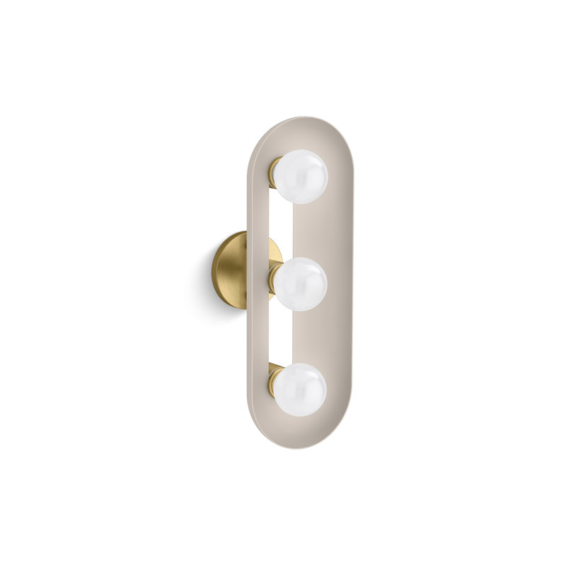 Jabot Three-Light Sconce, Cream