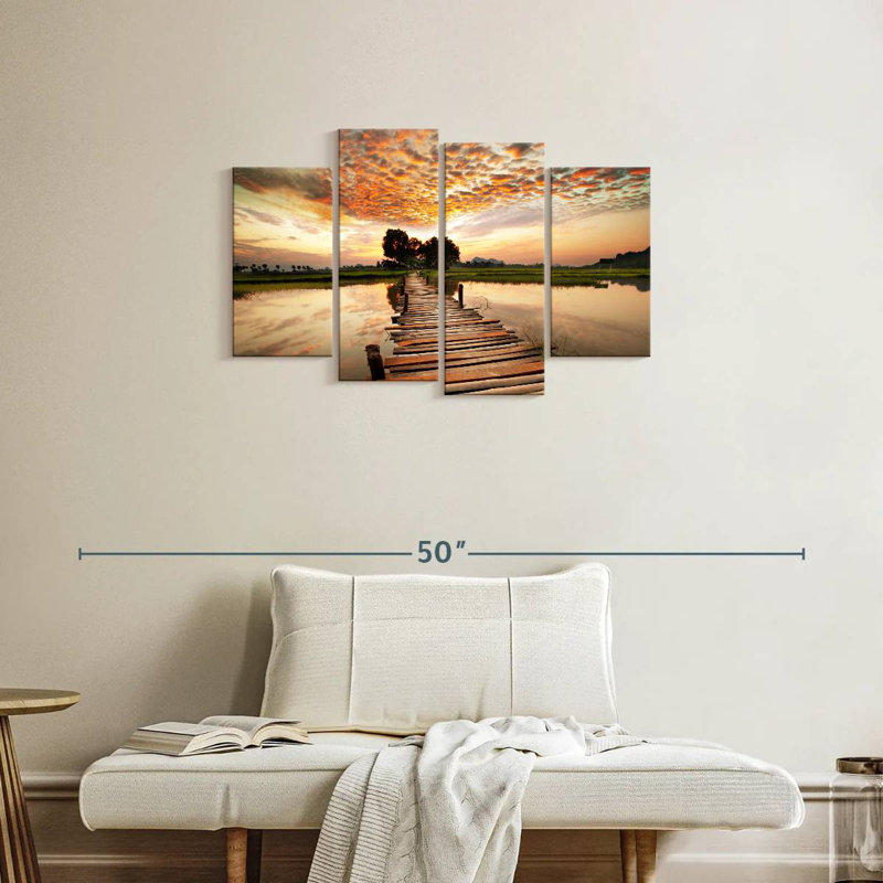 Lilie Tropical River Dock, 22" H x 36" W
