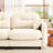 Beige 4 - Seat Couch With Movable , Soft Chenille Upholstery, Ergonomic Seating, Pleated For Bedroom Layout Modular Chenille, Design, Living Room Arrangement