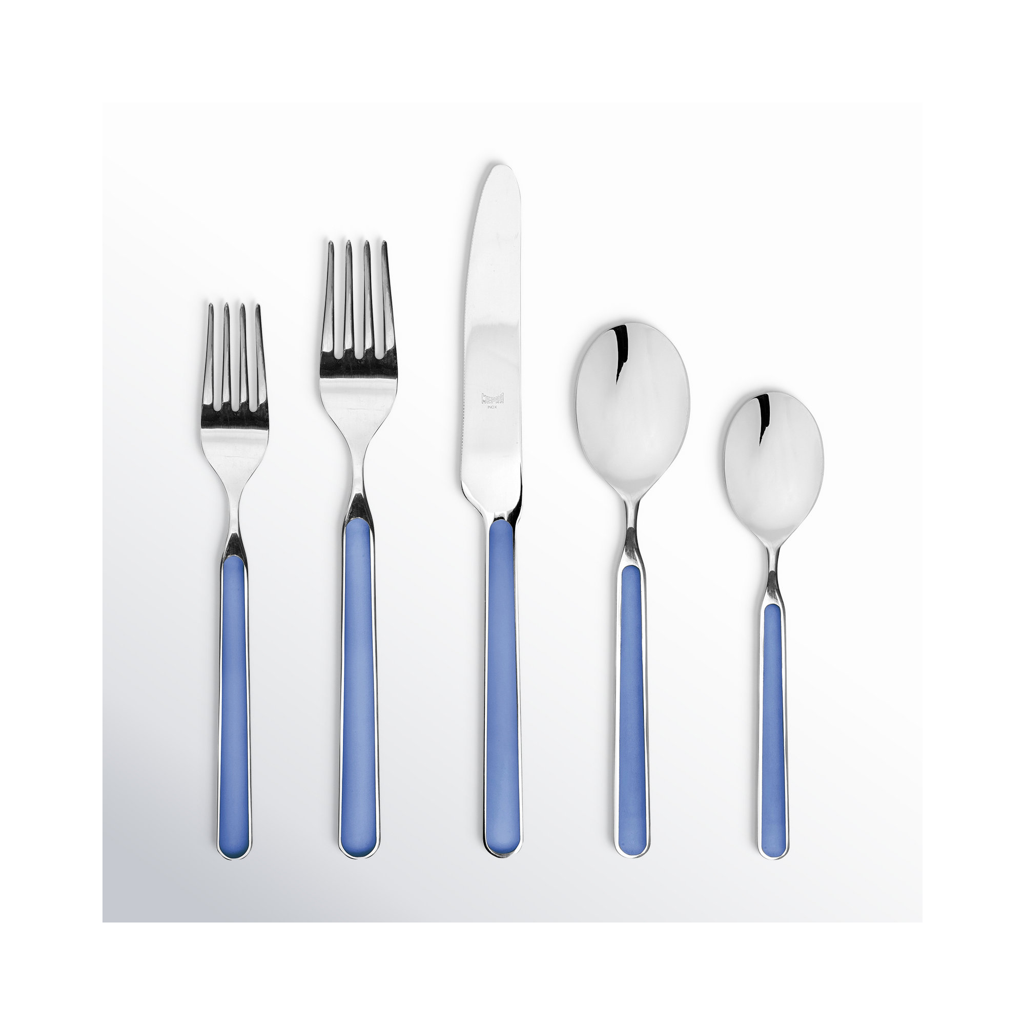 Fantasia Stainless Steel Flatware Set of 20 - Service for 4, Lavender