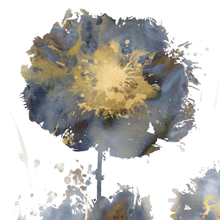 « i », reproduction d’art sur toile Flower Burst, H 48 po x l 48 po x P 1,5 po