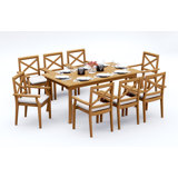 Granada Outdoor - Piece Teak Dining Set