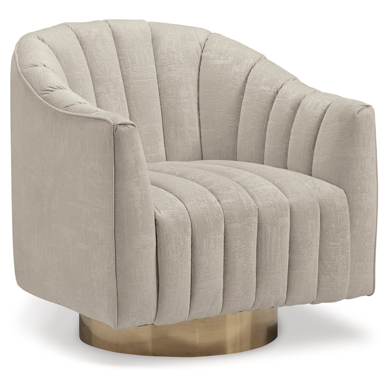 Neveah Upholstered Swivel Accent Chair