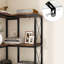 5 Tier Corner Bookshelf With Rgb Light, Wooden Storage Rack, Display Shelf Bookcase