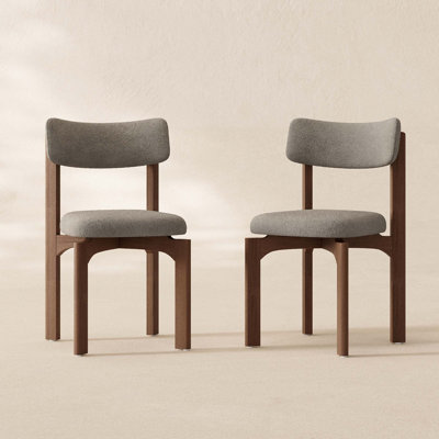 Upholstered Solid Wood Dining Chair