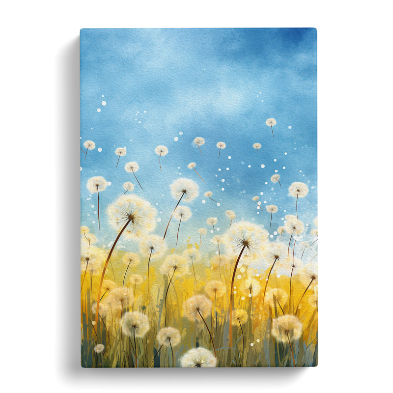 Dandelion Colour Field No.3 - Print, 60cm H x 40cm W x 3cm D