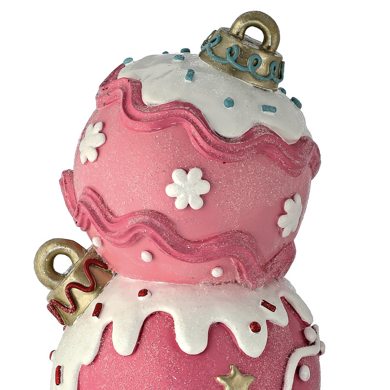 11" Resin Triple Candy Table Ornament