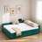 Upholstered Daybed With Trundle And Usb-1258283945